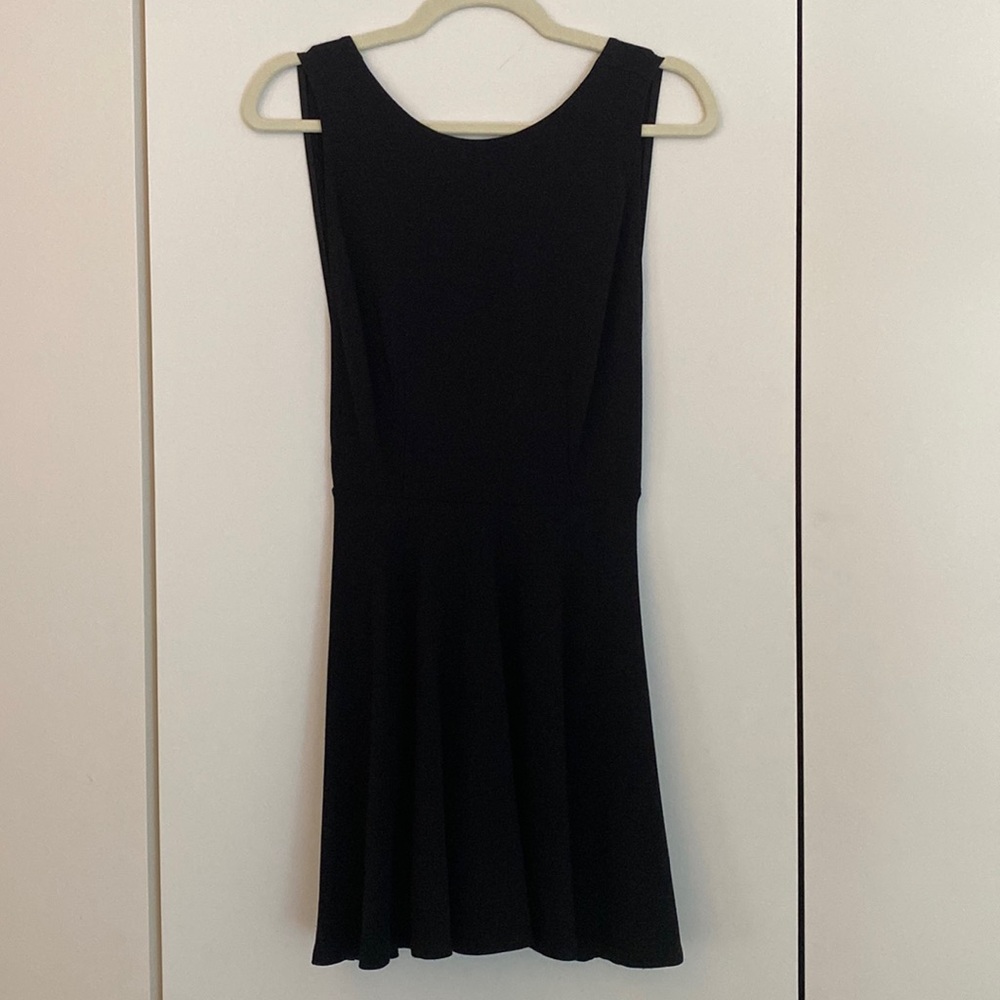 American Apparel Skater Dress Size Large in Black